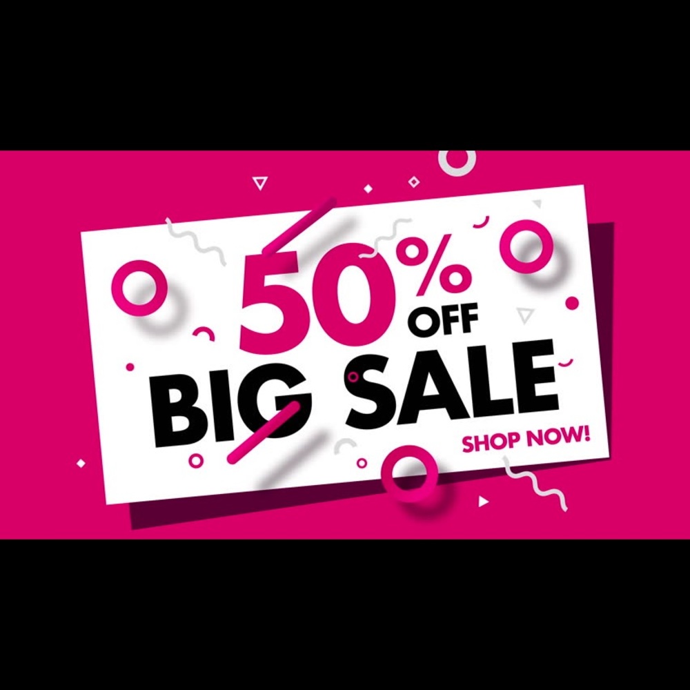 BIG BUNDLE SALE = 50% off each item bundled!